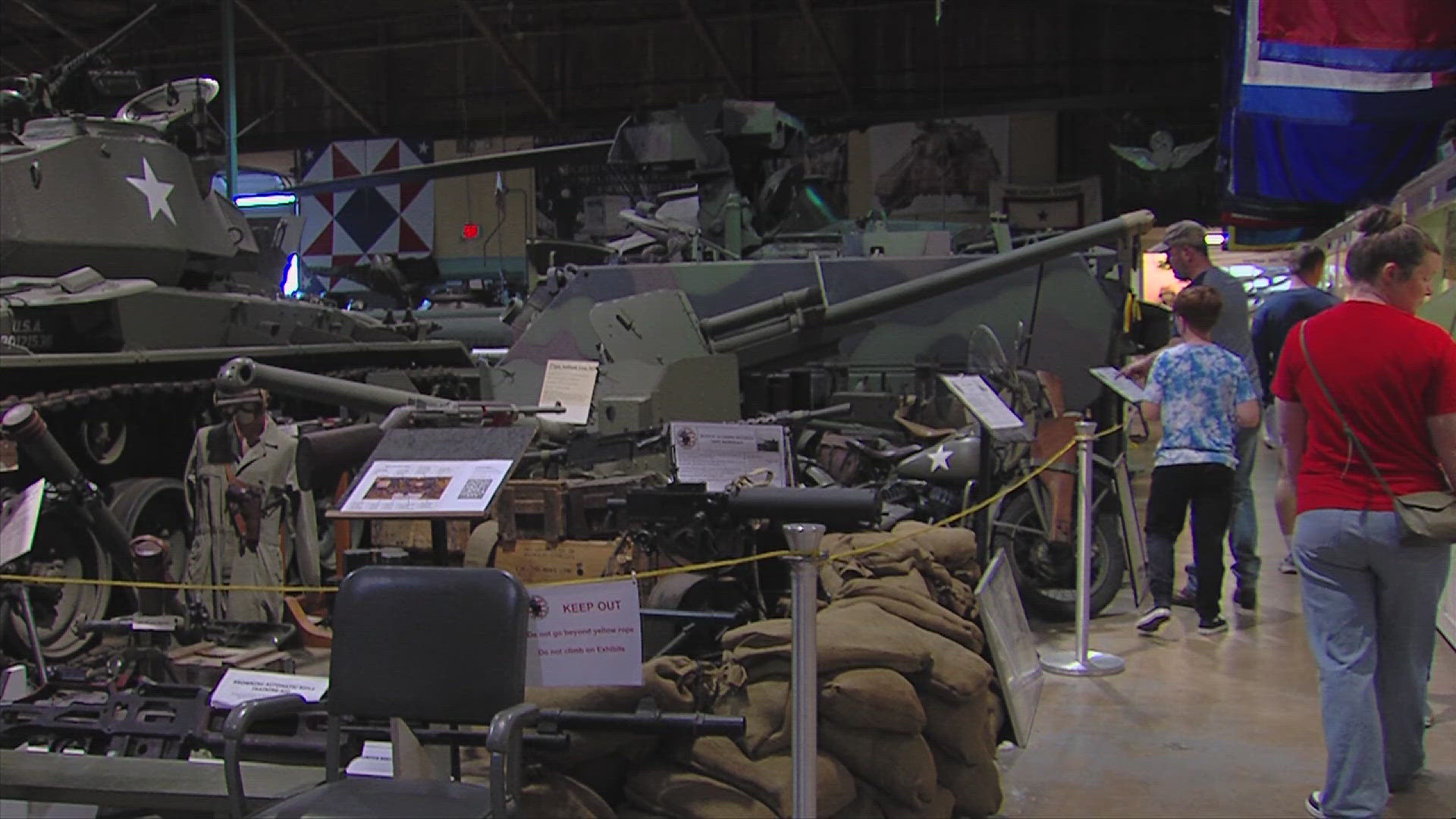 The open house event showcased the museum's cache of artifacts and memorabilia.