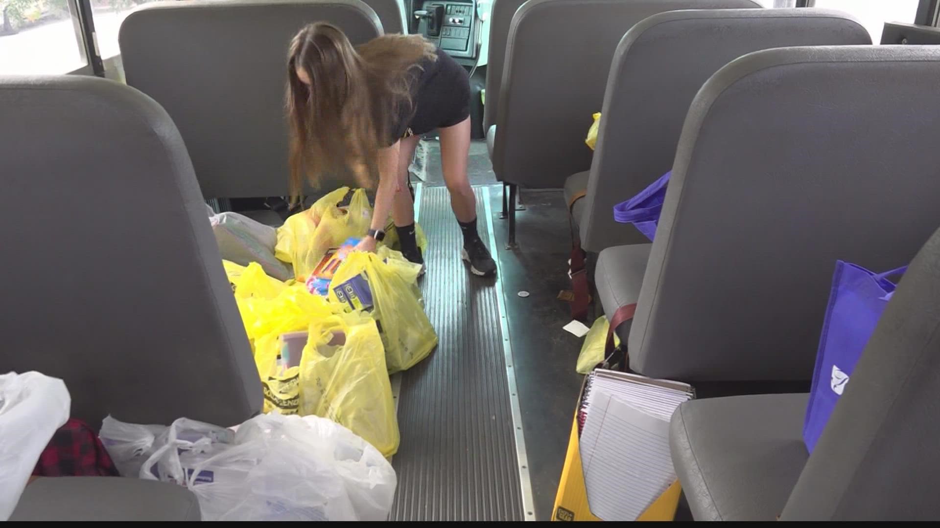 Morgan County Schools students will head back to schools with supplies from Stuff the Bus.