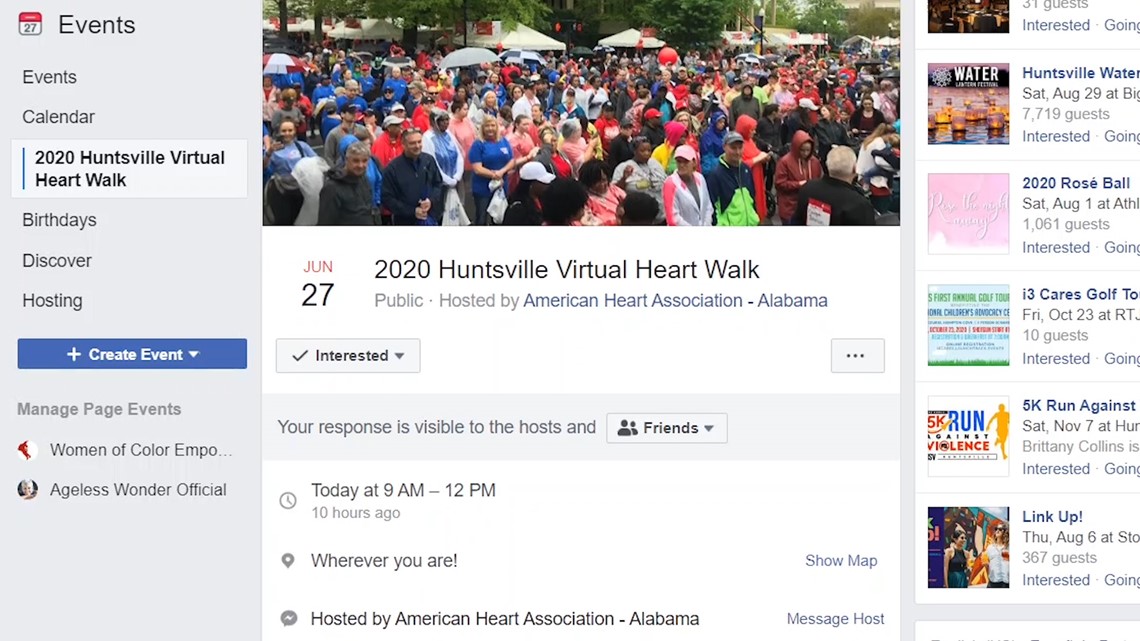 First Virtual HSV Heart Walk