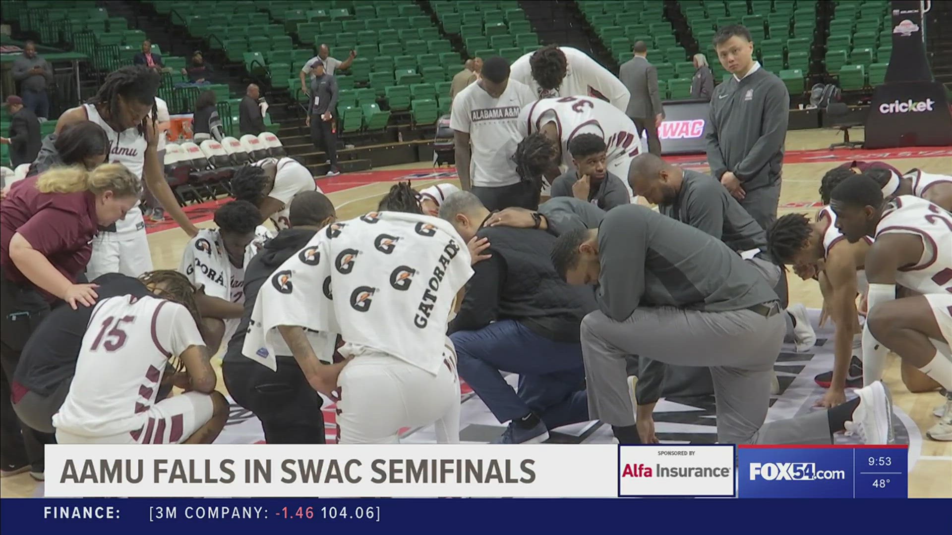 Led by PJ Henry's 26 points, the Texas Southern Tigers defeated the Alabama A&M Bulldogs 74-61 in the Southwestern Athletic Conference Tournament