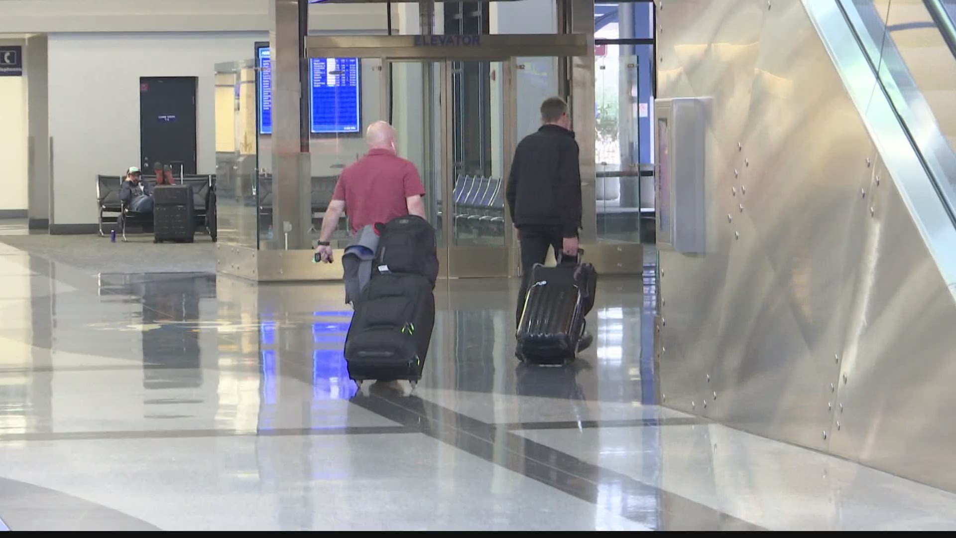 The airport says they are projecting to lose 75% of expected revenue in the next three months.