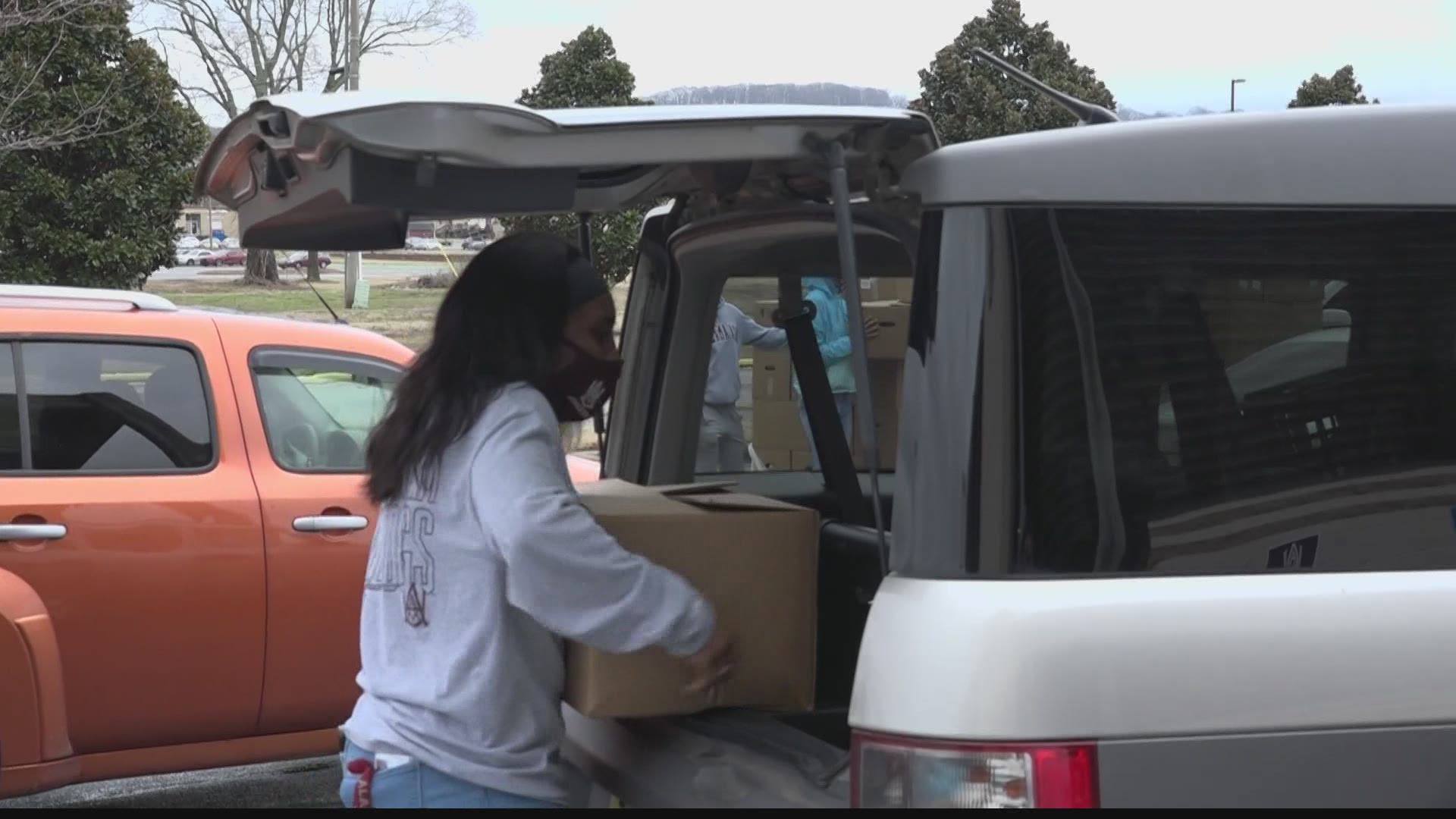 AAMU said this is just the first food distribution of many to come.