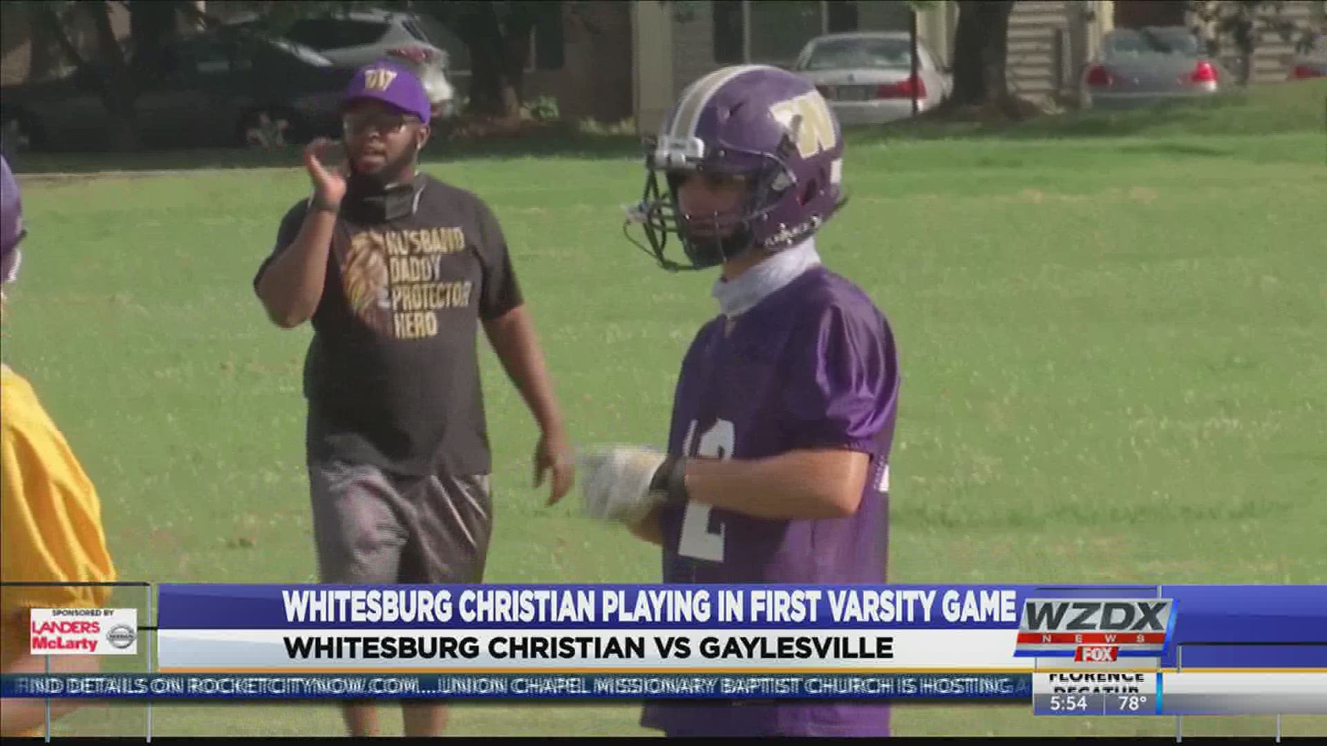 The Whitesburg Christian Warriors will play their first game as a varsity program tonight in Gurley.