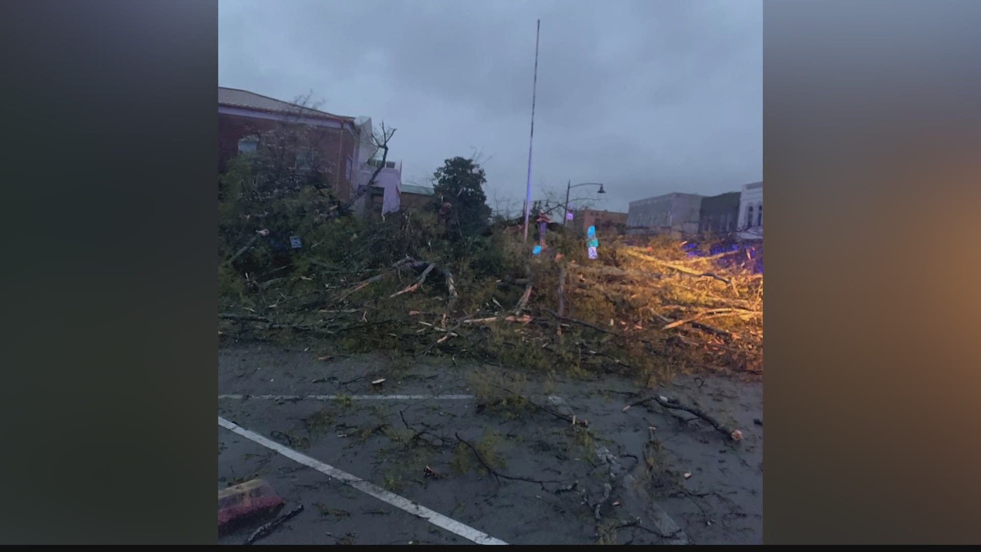 An early morning storm on March 28 caused damage in several parts of the Tennessee Valley, including Marshall County.