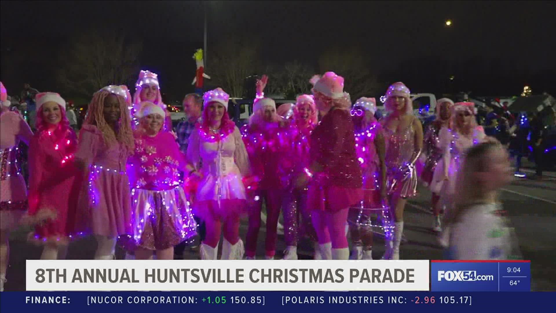 Huntsville's 8th annual Christmas parade happened tonight. If you didn't get a chance to make it out, here's a little sneak peek of all of the holiday fun!