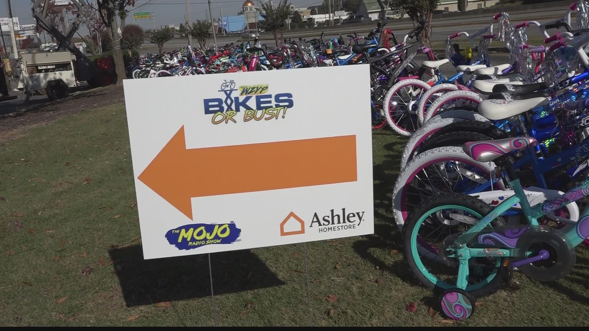 From food donations to bikes, organizations are coming together to make sure nobody goes without during this holiday season.