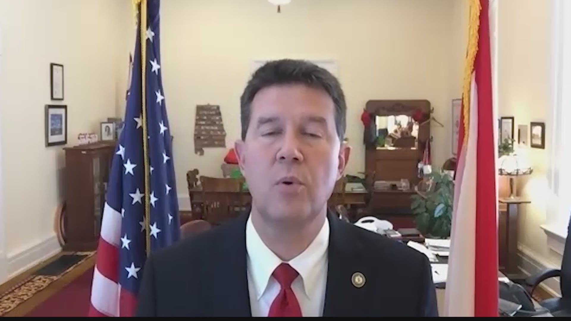 Alabama Secretary of State John Merrill spoke about voter participation in the 2020 election.