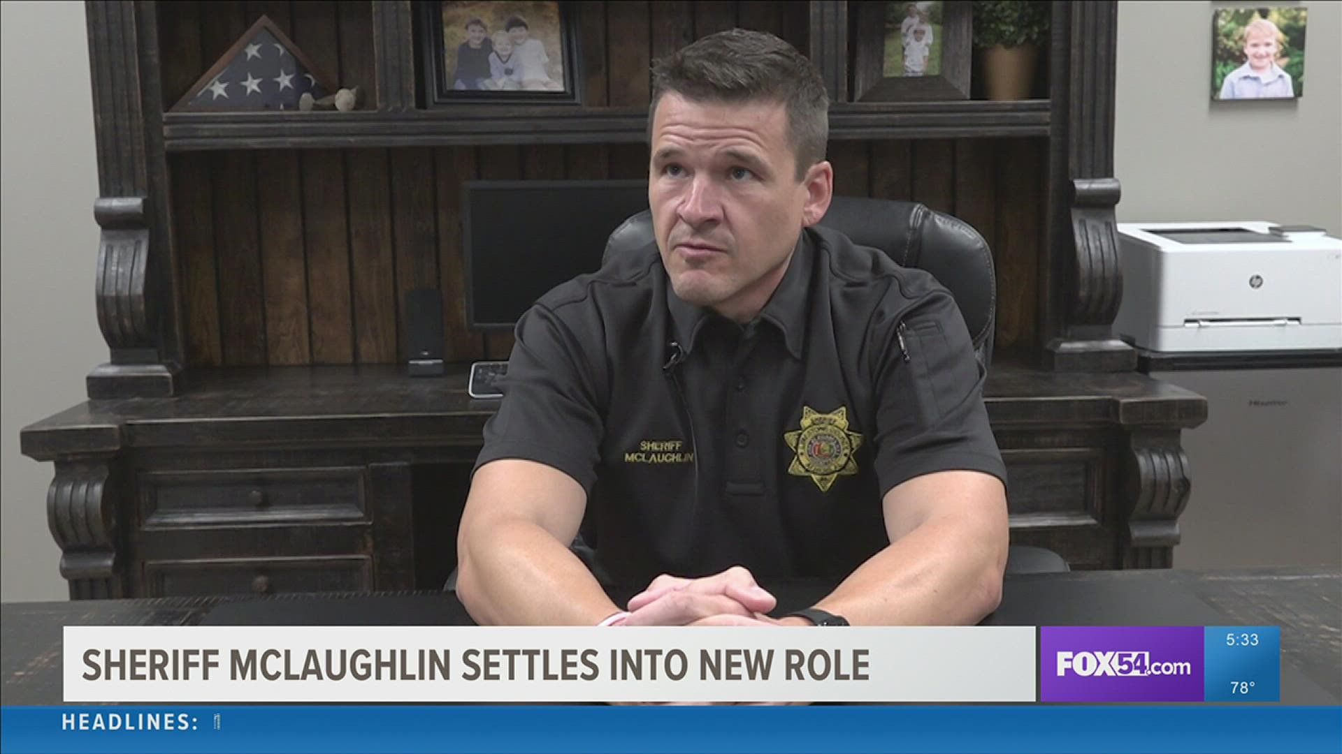 Sheriff Joshua McLaughlin is on the job in Limestone County.