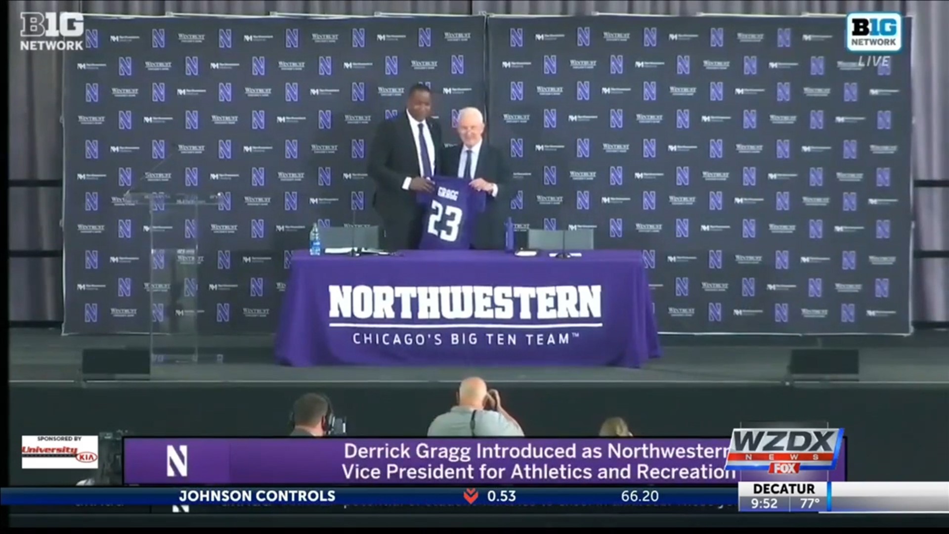 Northwestern has hired NCAA executive Derrick Gragg as its athletic director. He will replace Jim Phillips, who left Northwestern last year.