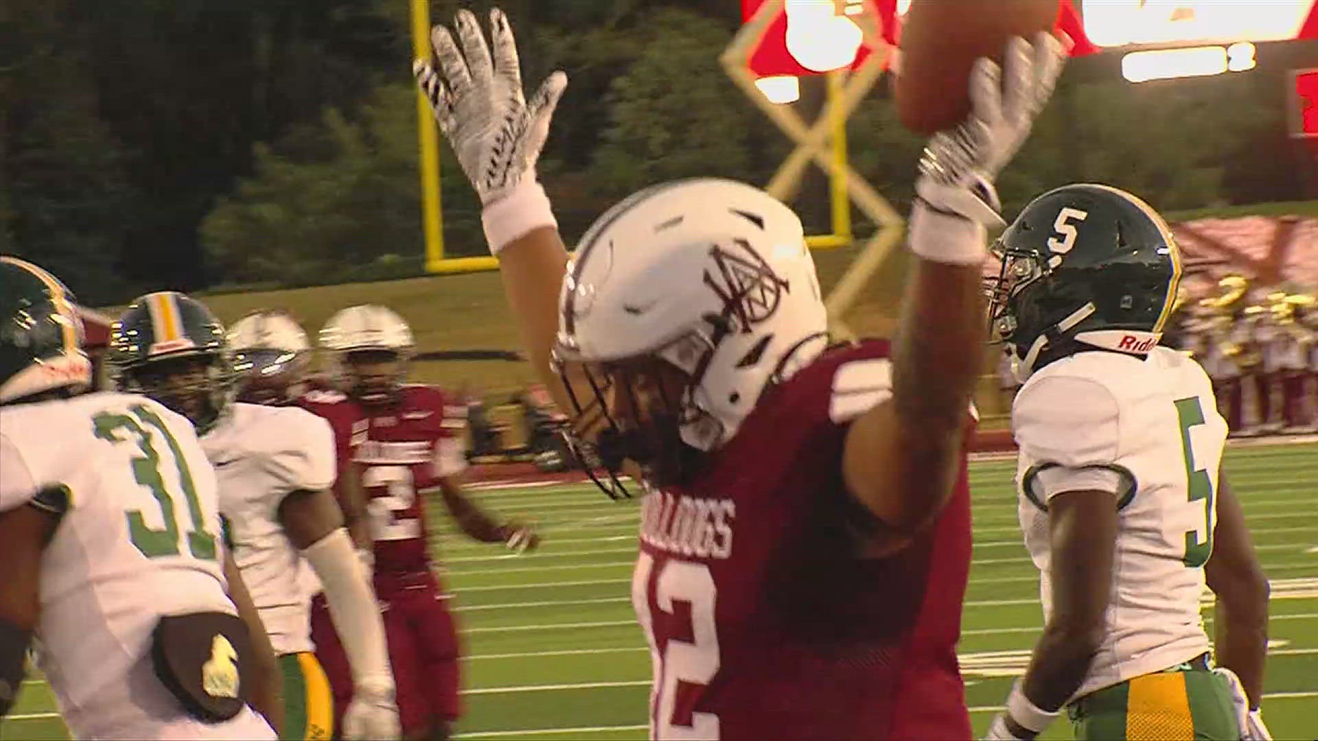 Alabama A&M's game at Florida A&M has been postponed due to the forecasted impact of Tropical Storm Helene.