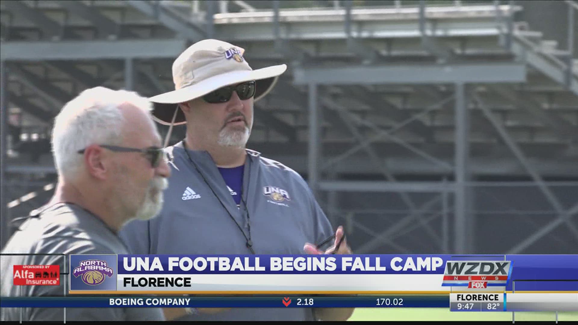 Chris Willis and the UNA Lions football team kicked off their 2020 fall camp with a practice on Friday.
