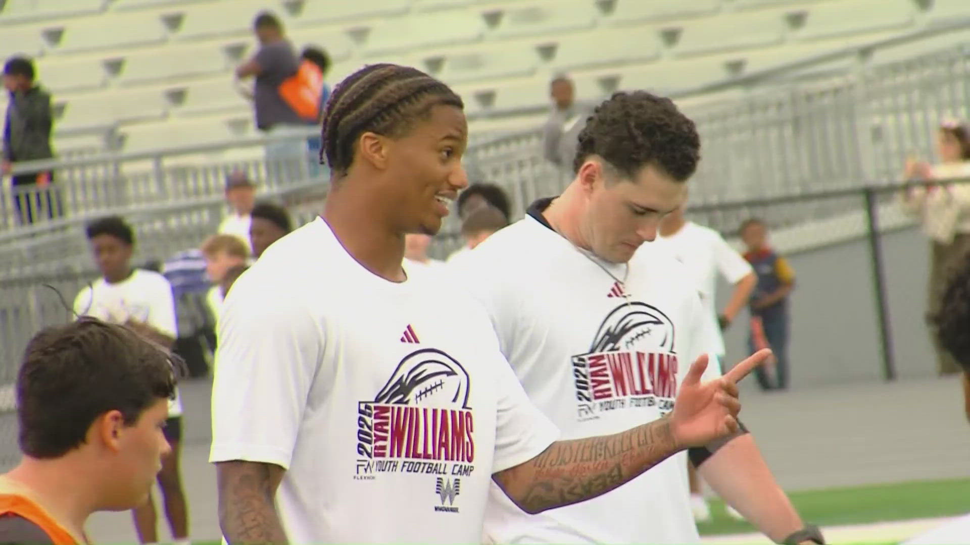 Ryan Williams Alabama Alabama WR Ryan Williams hosts a youth camp in Huntsville