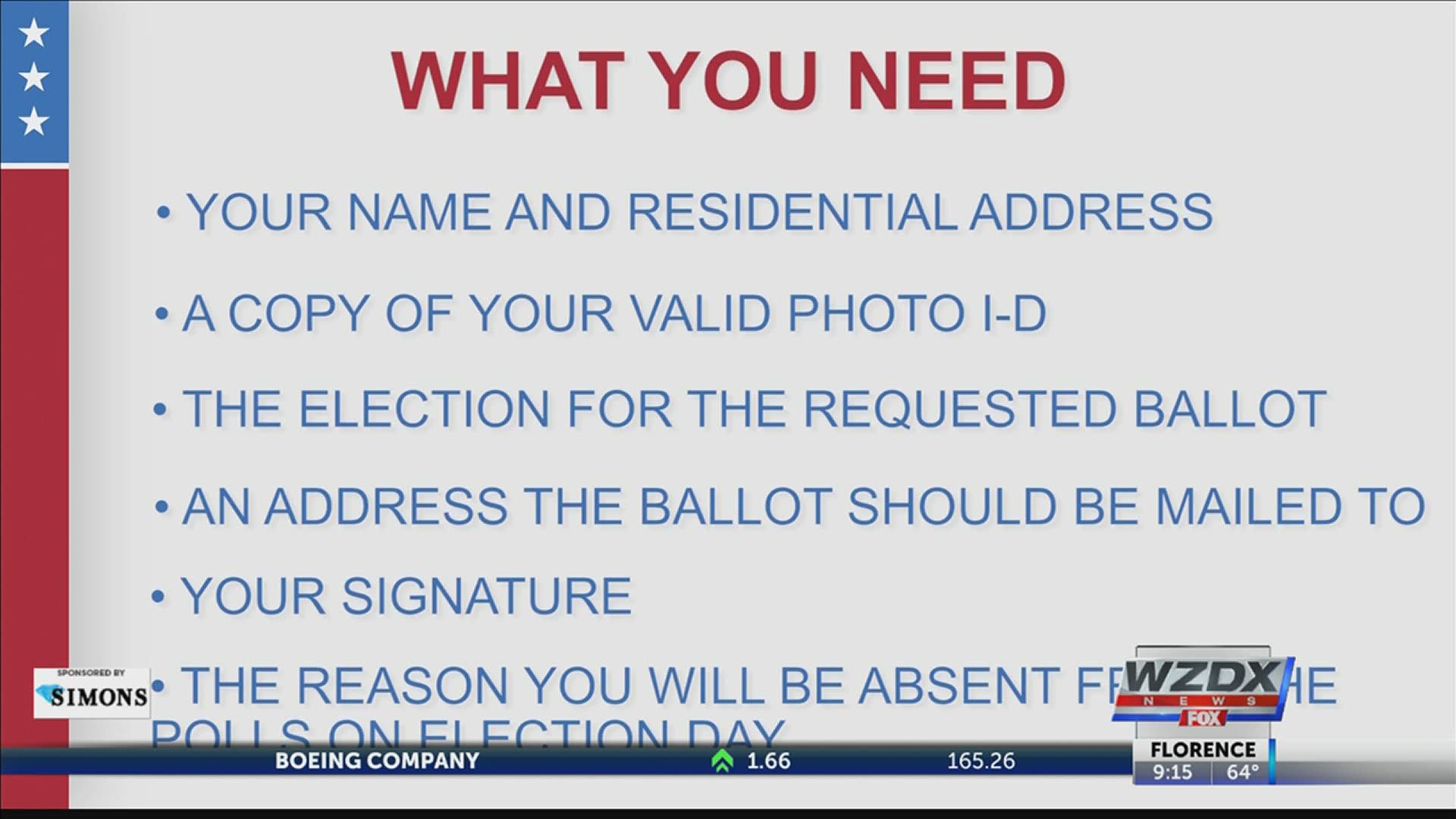 When you apply for an absentee ballot, it's important you use your specific county's absentee voter application.
