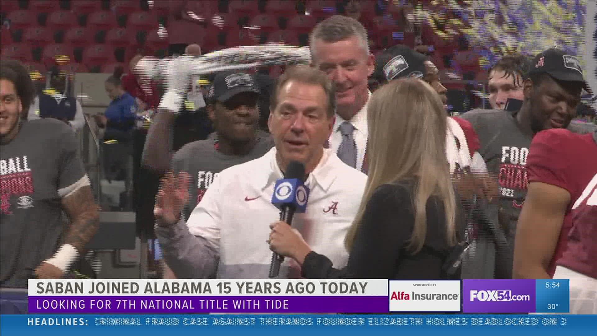 Coach Saban and Georgia's Kirby Smart have storied history and will go head to head once again in the National Championship