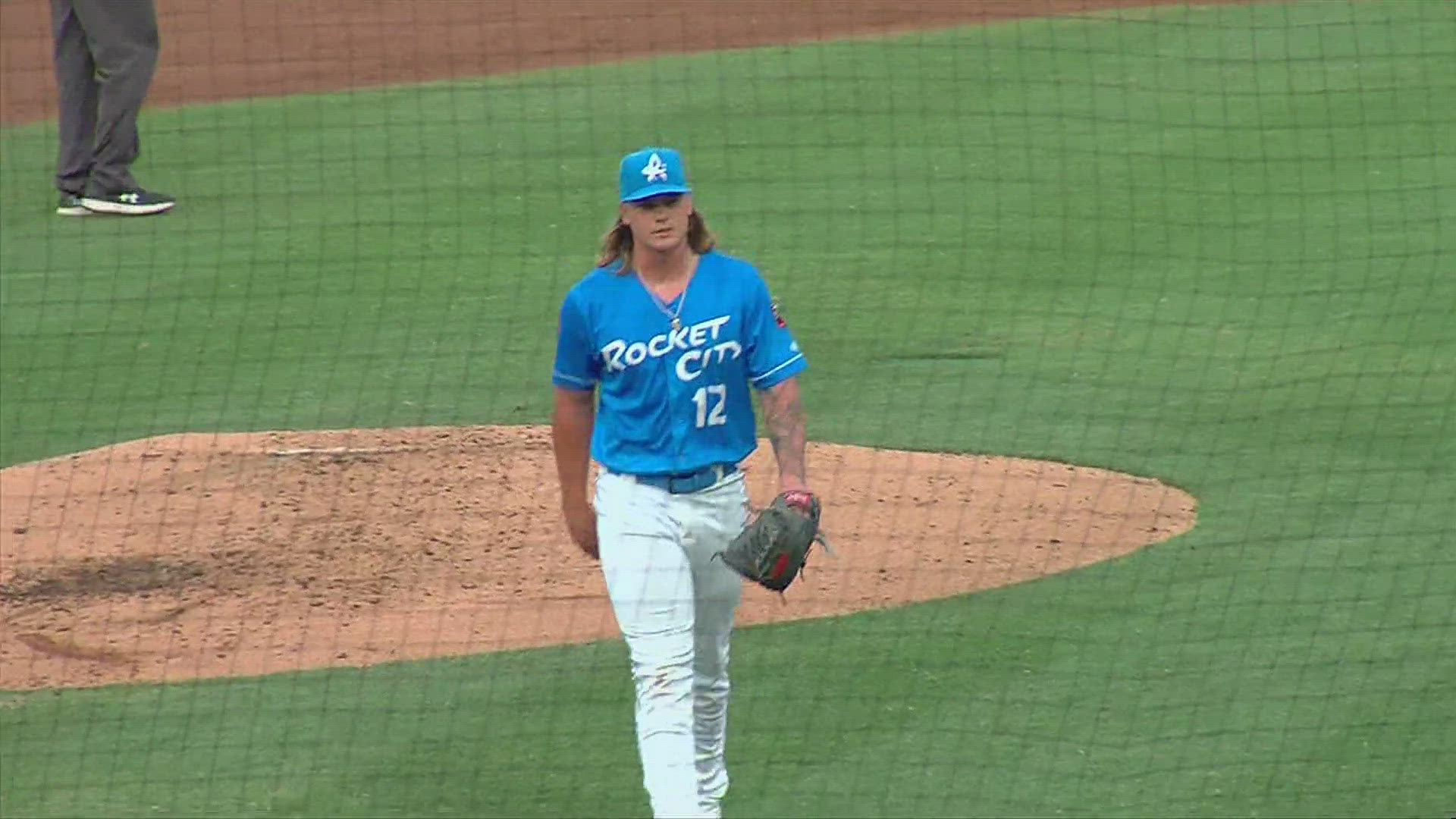 All-Star Futures Game selection Caden Dana struck out nine batters in Rocket City's 4-1 win over the Birmingham Barons.