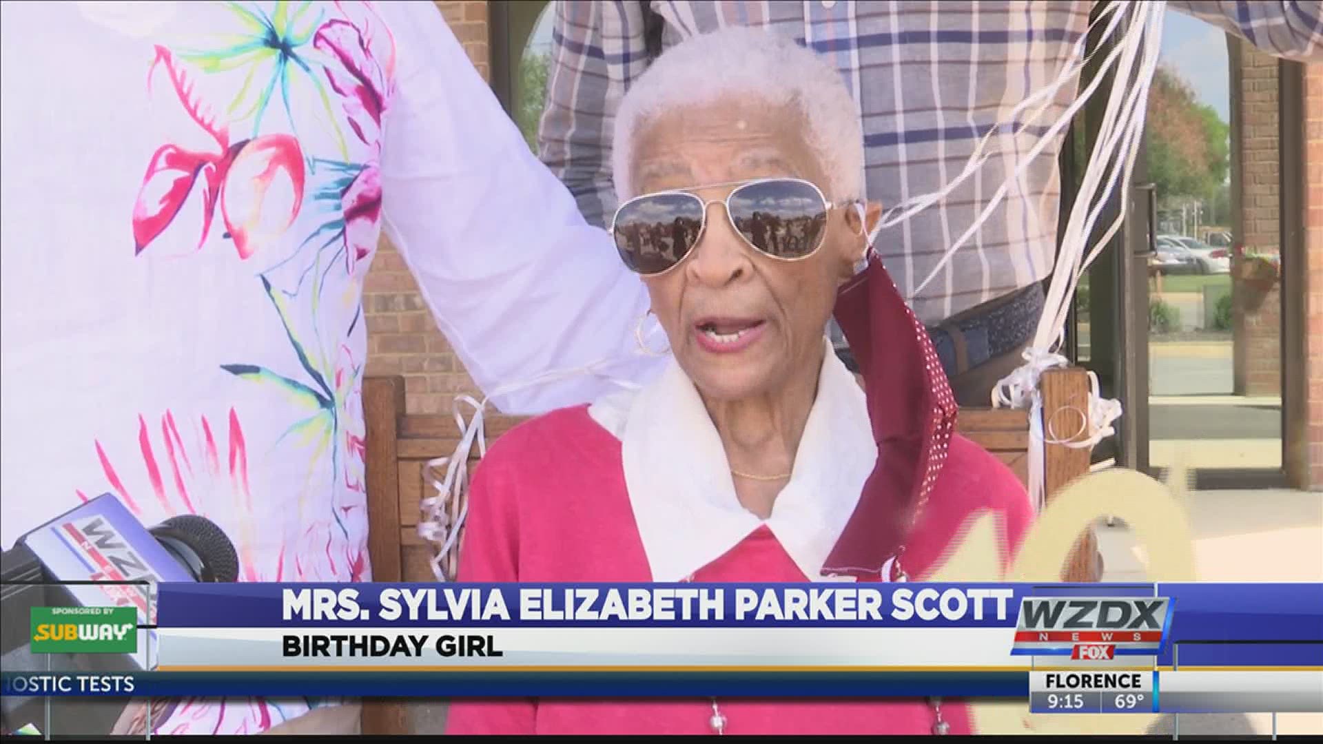 Mrs. Sylvia Elizabeth Parker Scott celebrated her birthday with Church Street Cumberland Presbyterian Church.