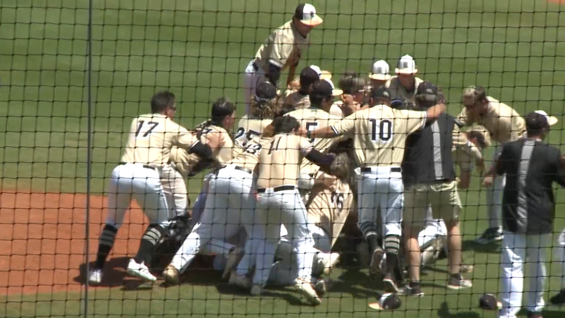 Russellville Cole Barnett and Andrew Hatton slugged back-to-back triples in the bottom of the sixth inning to ignite a two-out rally in the Golden Tigers 3-2 victory