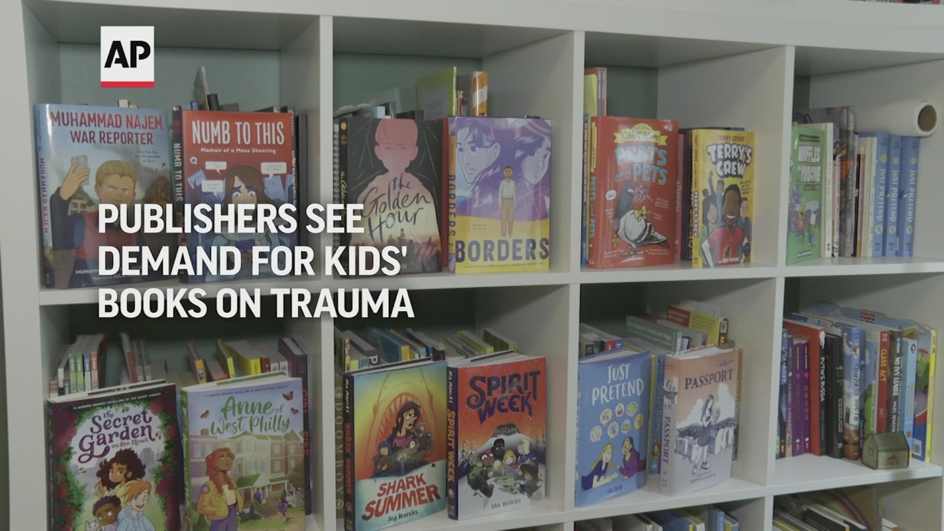 Demand for picture books explaining traumatic events such as school shootings has grown dramatically, according to publishers. Credit: AP