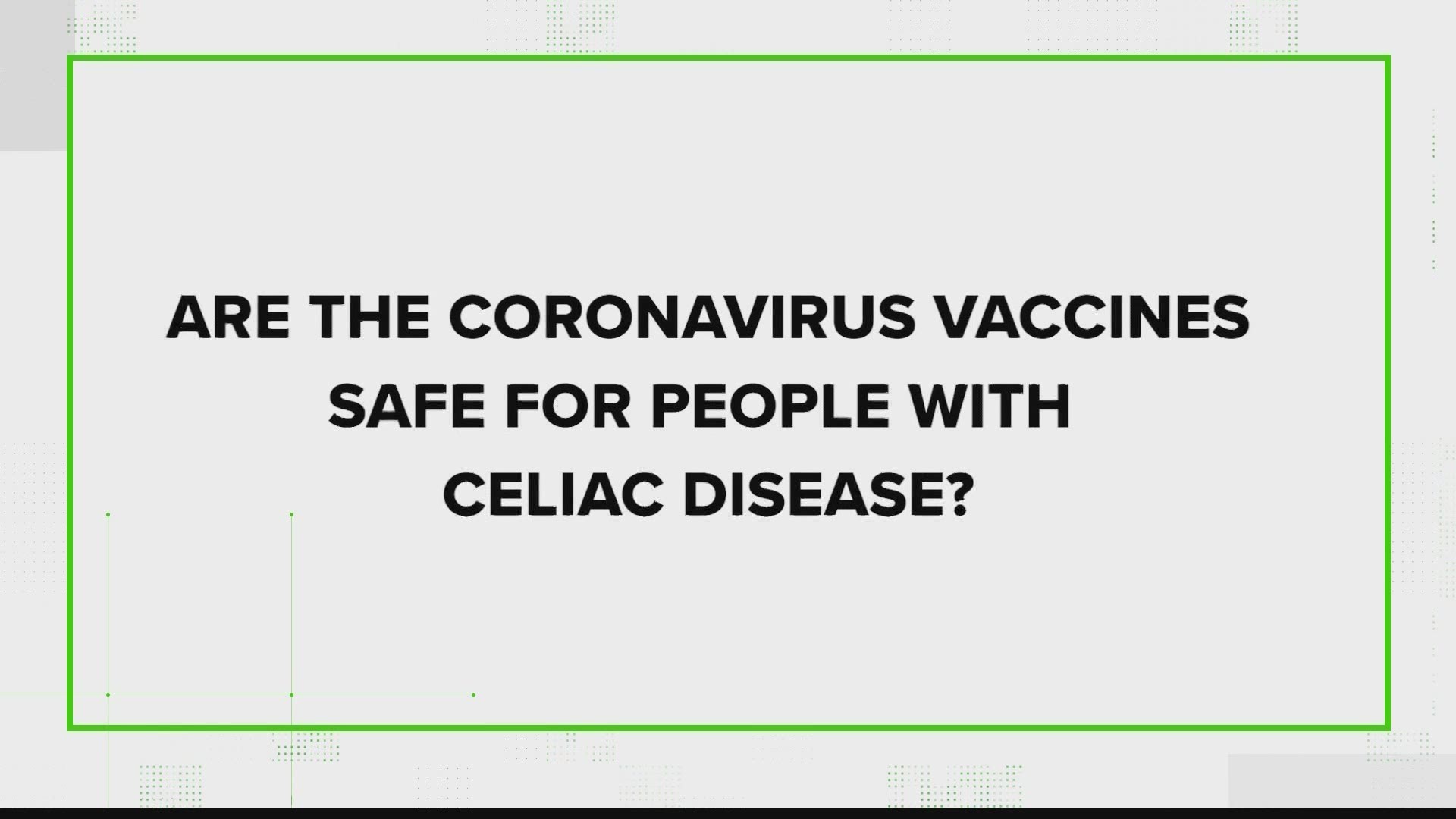 There have been a lot of questions about whether or not the COVID vaccines contain gluten and whether they would be safe for those with Celiac disease.