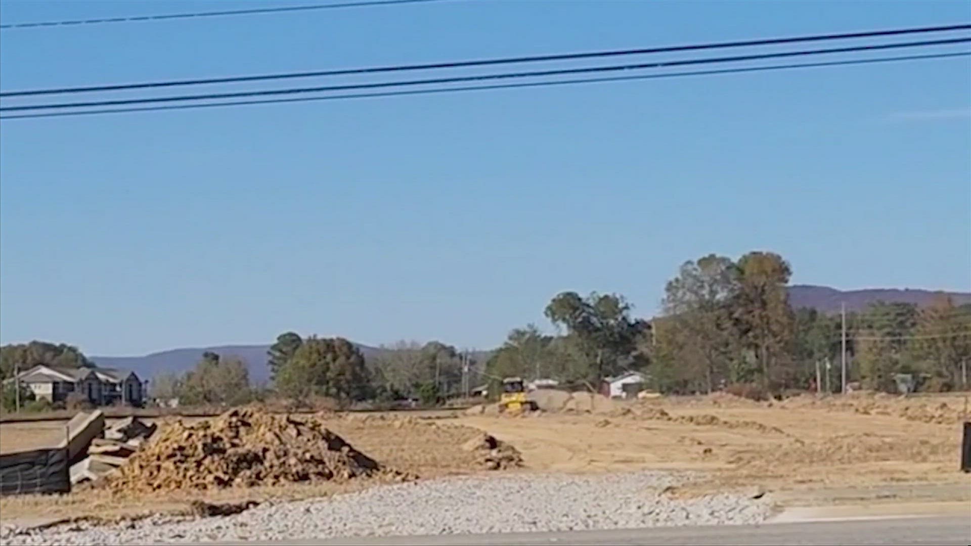 Big development is coming to Big Cove, but first, the roads need to get put in place.