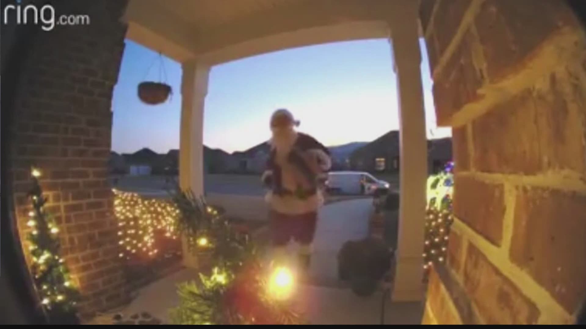 People are shocked to see just how spunky Anthony Guffey is when he drops off their packages and puts on a little show for their doorstep cameras.