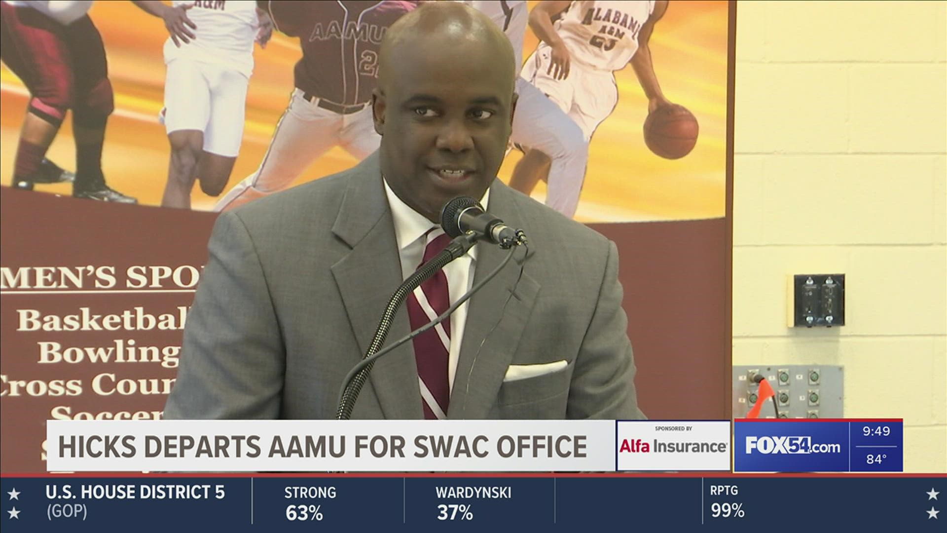Alabama A&M Director of Athletics Bryan Hicks steps down to take leadership role at SWAC office
