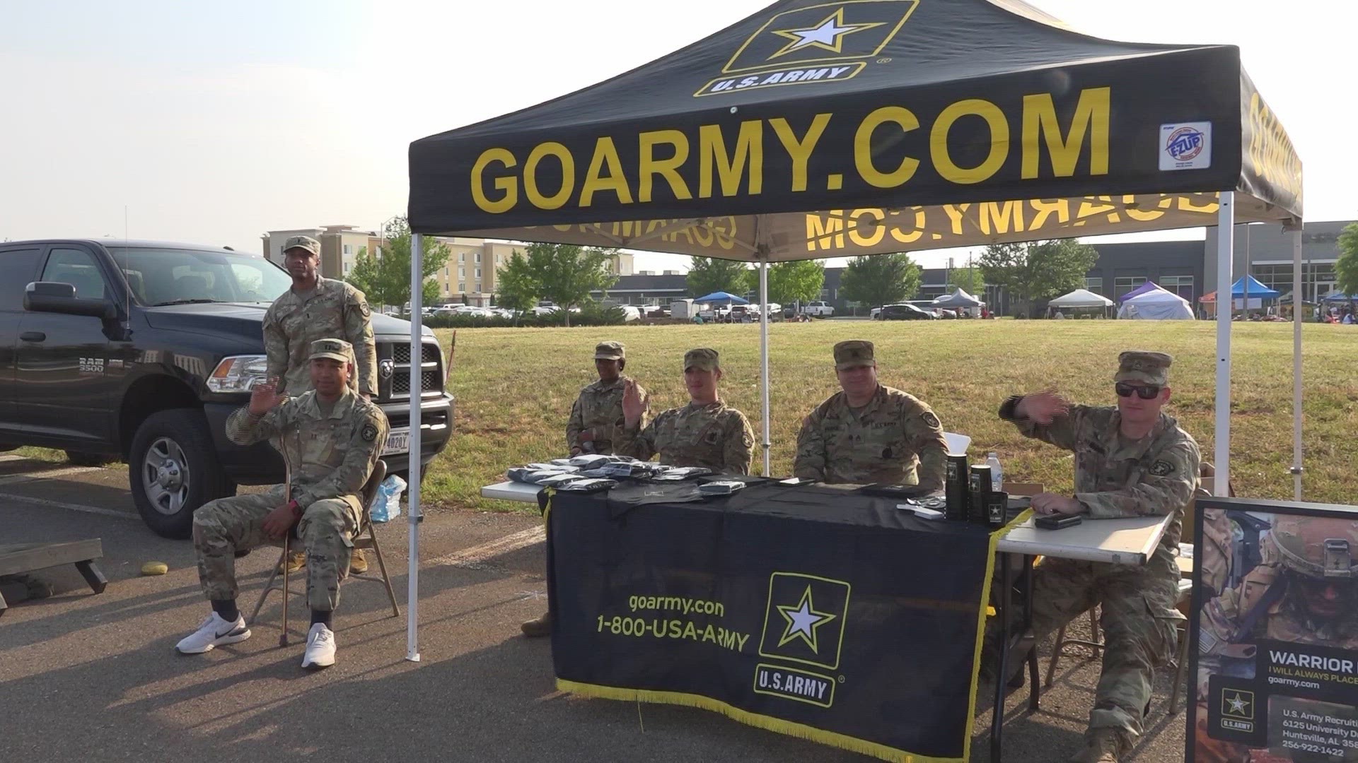 Civilians joined military members past and present in celebrating the 248th anniversary of the U.S. Army's formation.