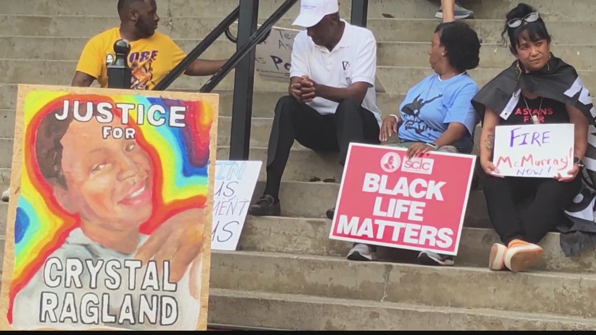 The Confederate monument in downtown Huntsville is gone, but cries for justice continue.