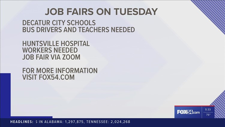 Multiple job fairs this upcoming Tuesday