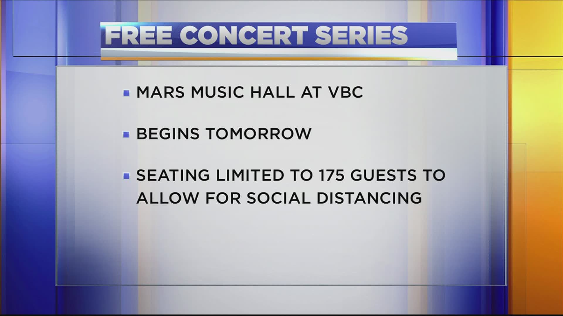 The Mars Music Hall opens its doors starting next week.