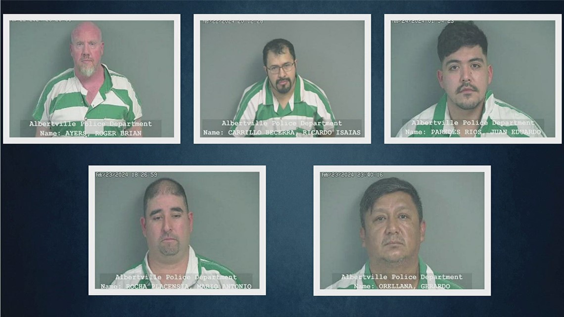 5 arrested in Albertville child exploitation sting