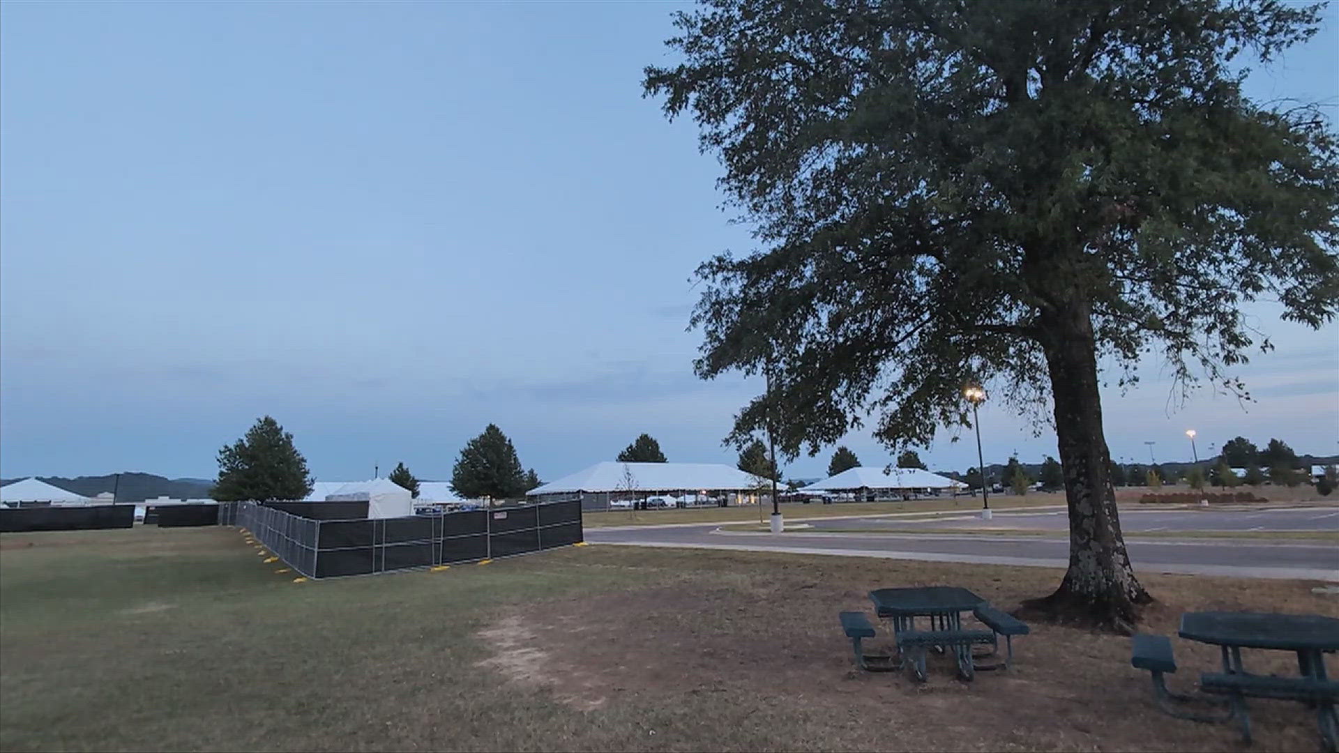 We've got a look as stages get set and vendors move toward a rockin' weekend ahead at John Hunt Park.