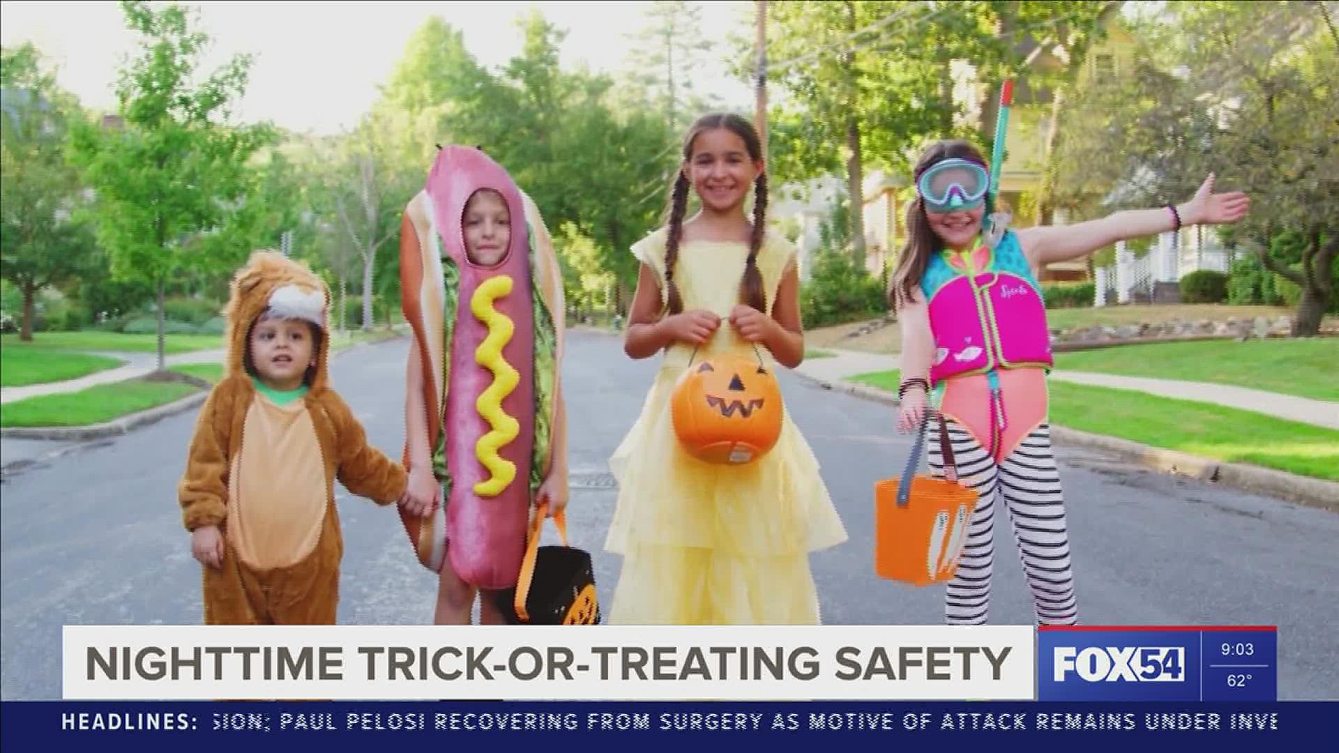 Safety tips from candy to costumes to keep your kids safe this spooky season.