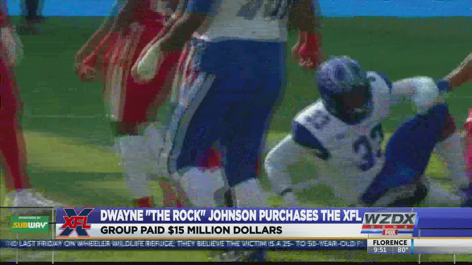 Dwayne 'The Rock' Johnson buys XFL for $15 million with partners