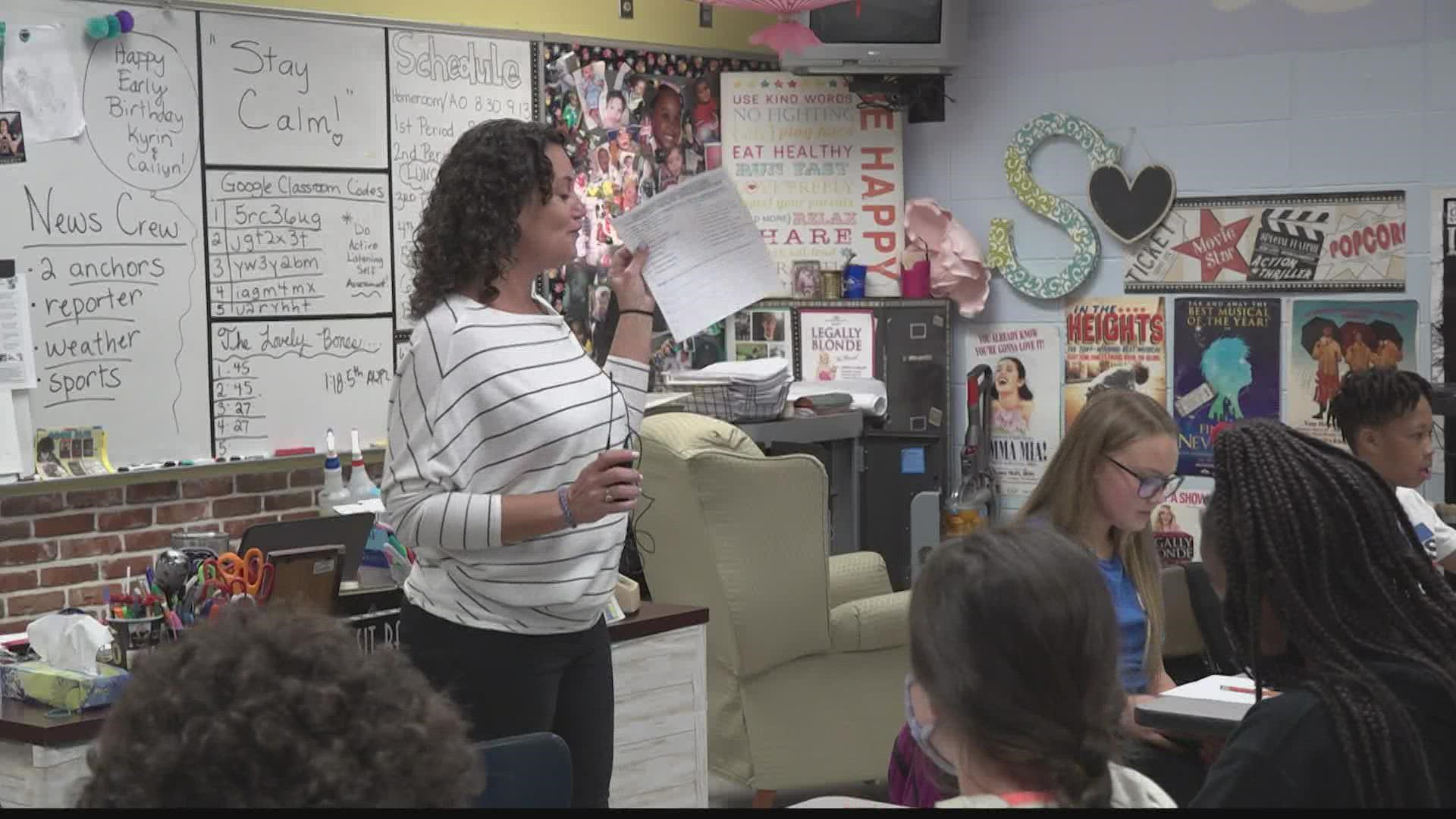 Mrs. Betsy Schomburg of Sparkman Middle School is this week's Valley's Top Teacher.