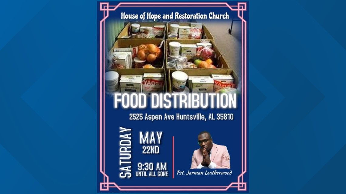 House of Hope and Restoration gives out free grocery boxes