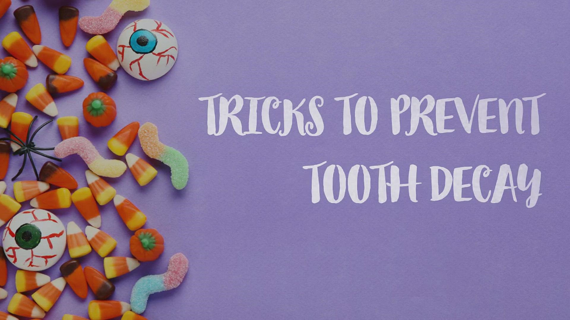 Tricks to help you prevent tooth decay from Halloween treats this year.