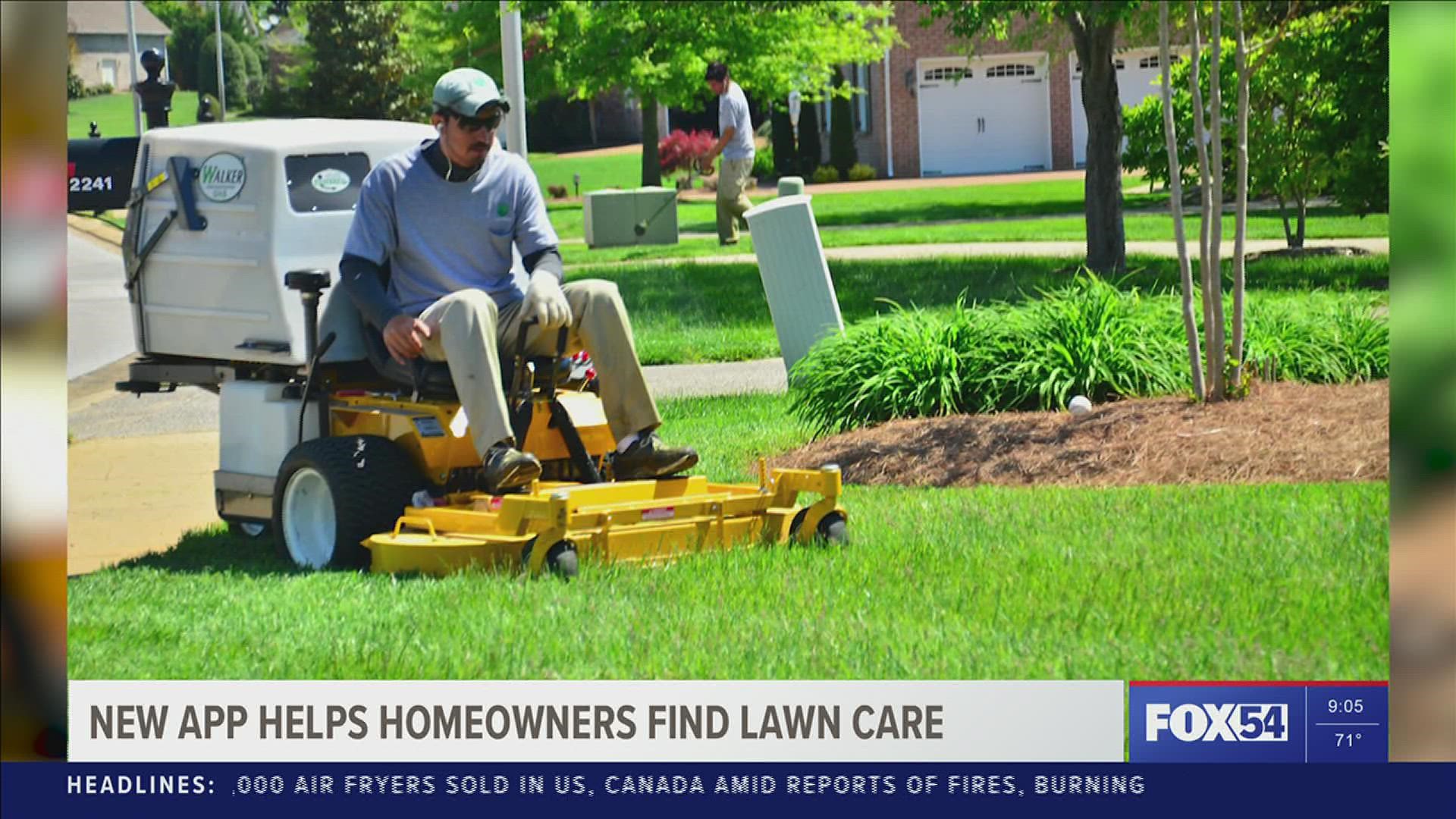 GreenPal is an app that connects homeowners with local lawn care professionals. Over one million homeowners signed up nationwide.