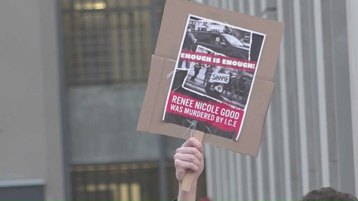 Huntsville activists protest ICE tactics, urge end to 'violence'