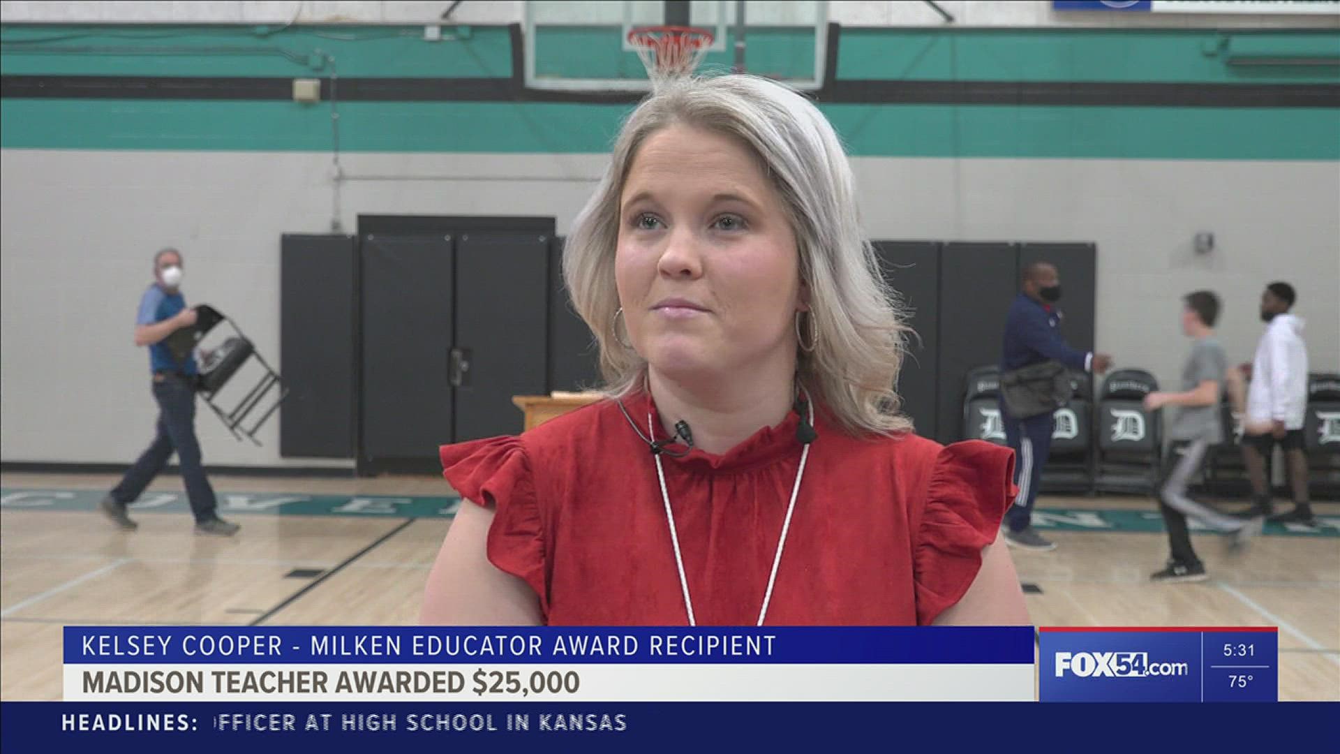 Discovery Middle School math teacher Kelsey Cooper is the Valley's Top Teacher.