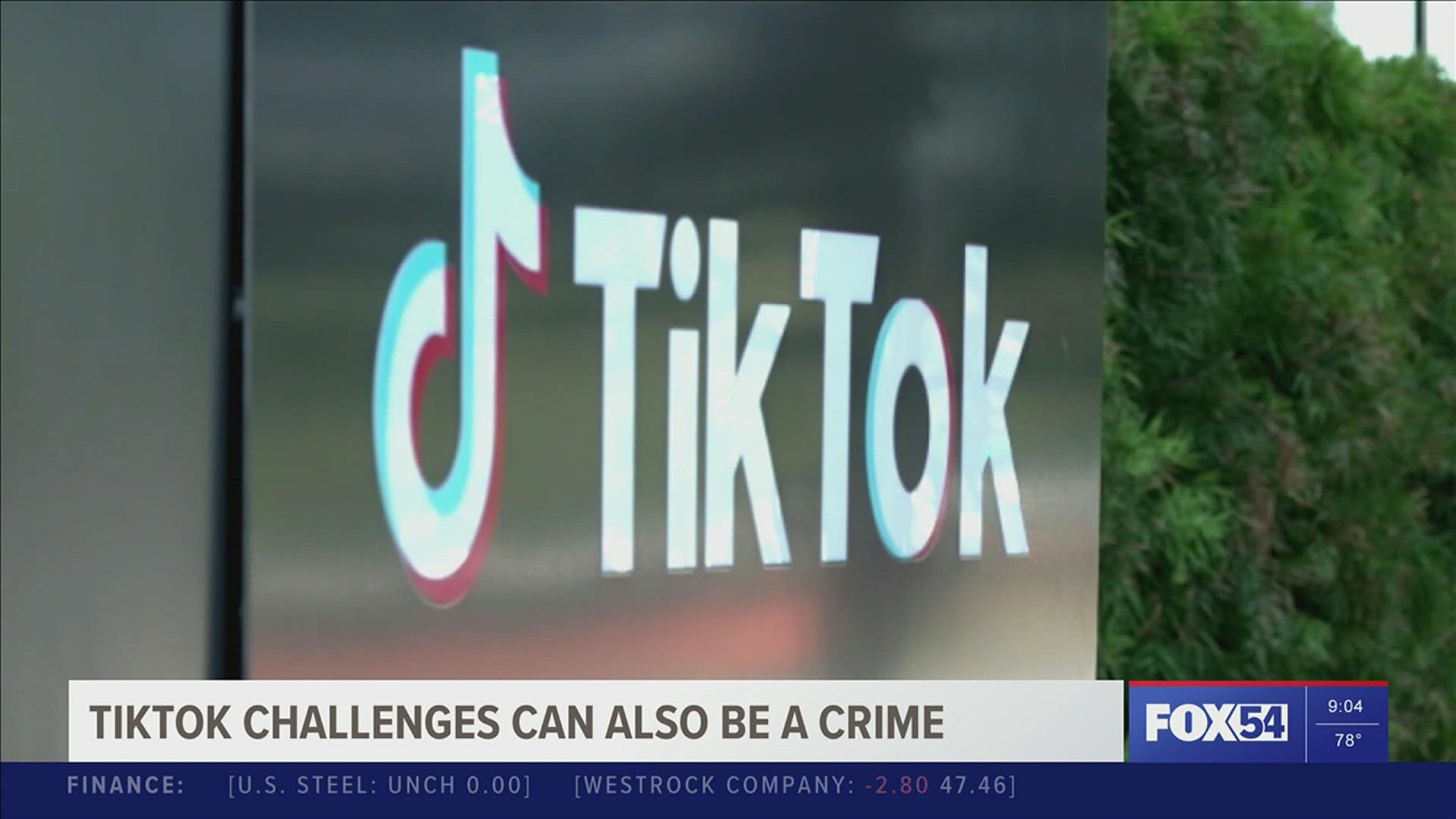 Be careful: TikTok challenges can also be a crime.