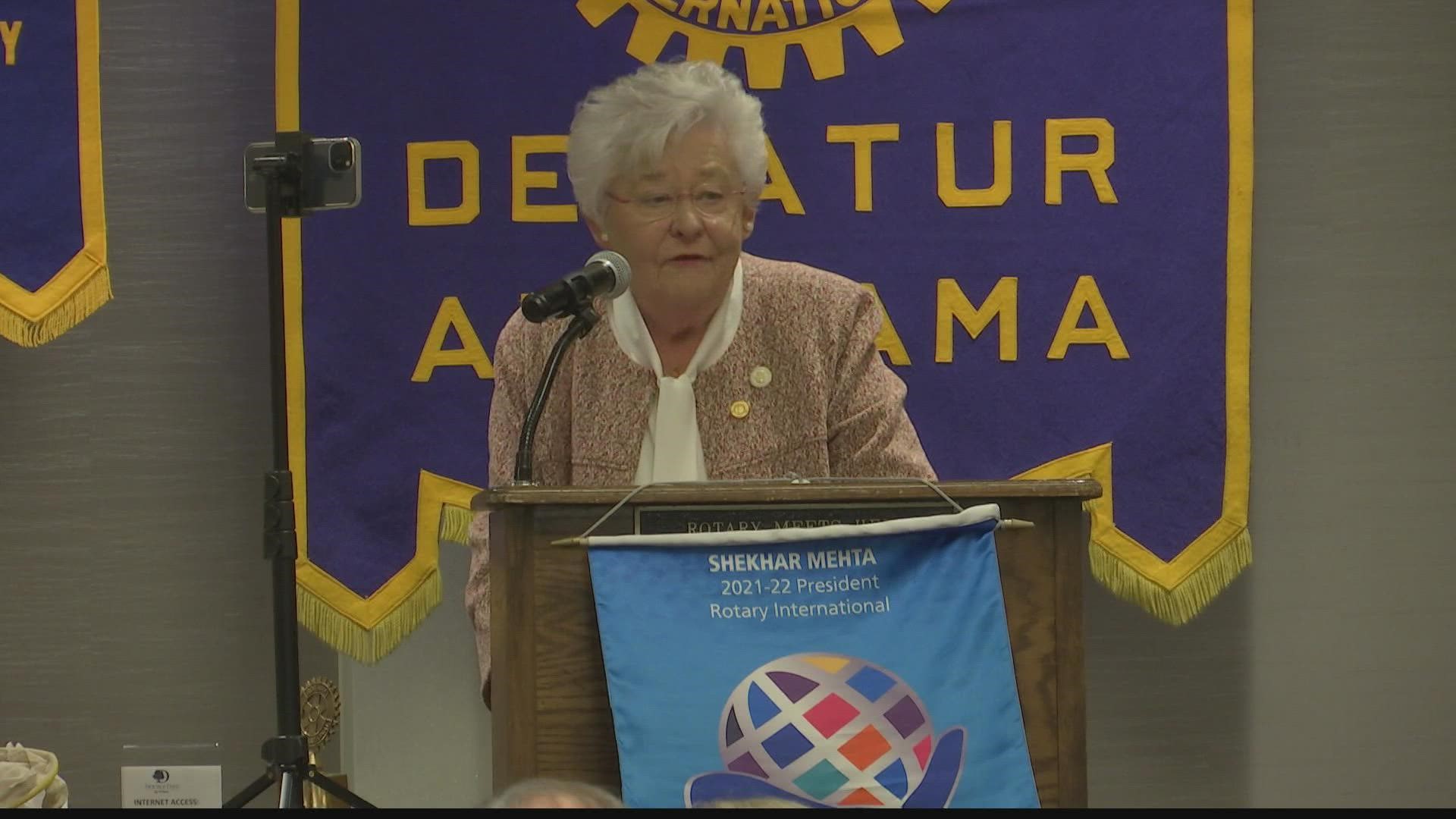 Governor Kay Ivey gives an update on 'Rebuild Alabama' and its impact on the state's infrastructure.