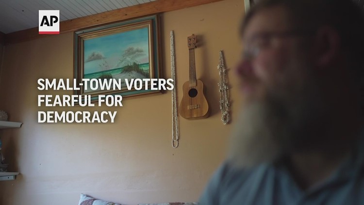 Small-town voters fearful for democracy
