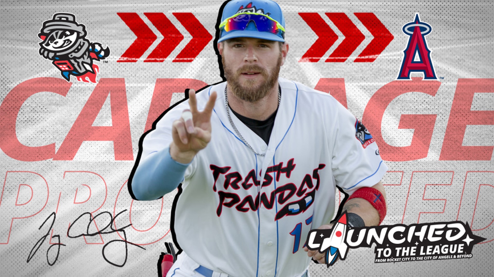 Former Rocket City Trash Panda Trey Cabbage called up to Angels