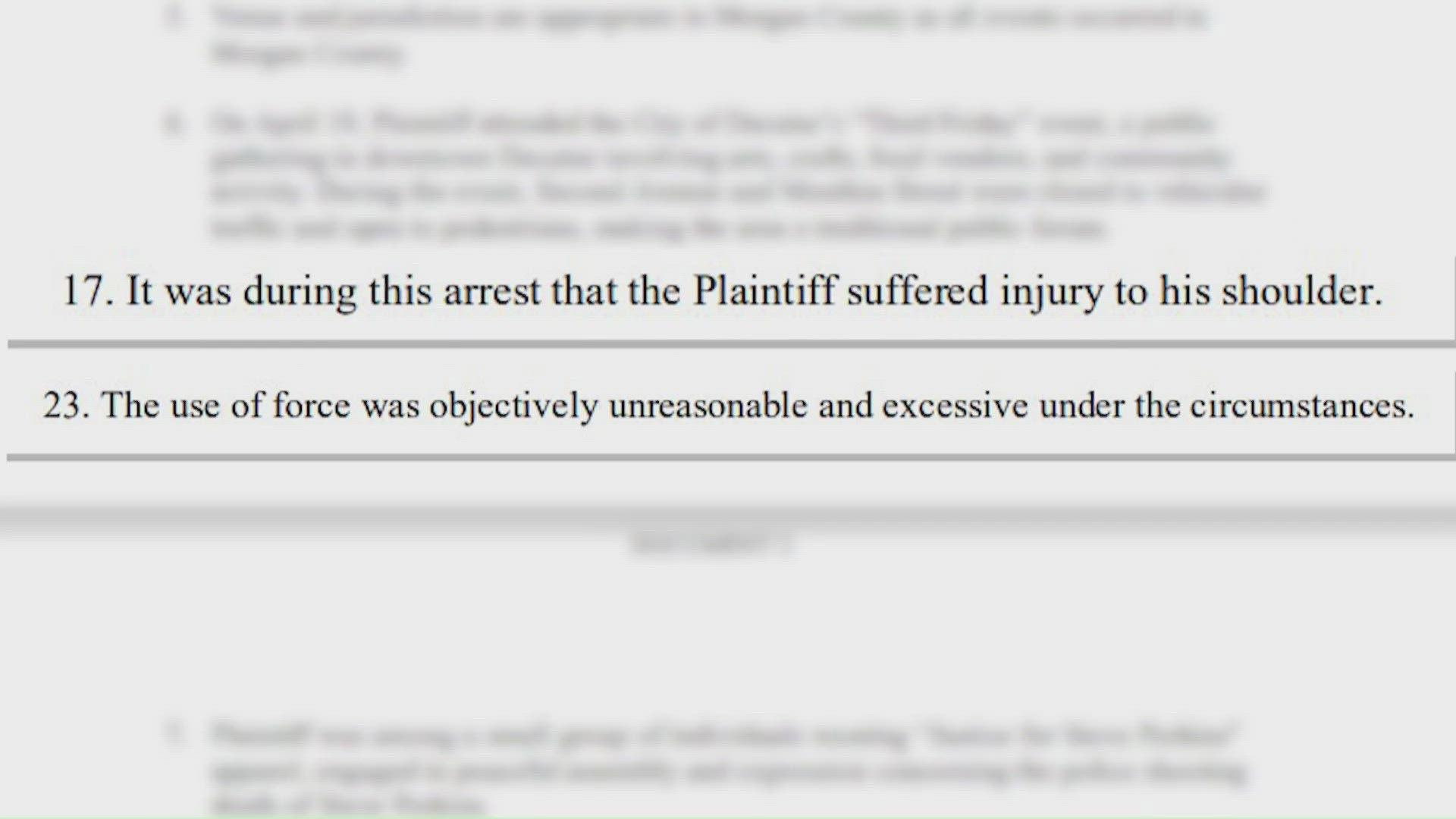 Decatur man sues city, alleges police used excessive force during ...