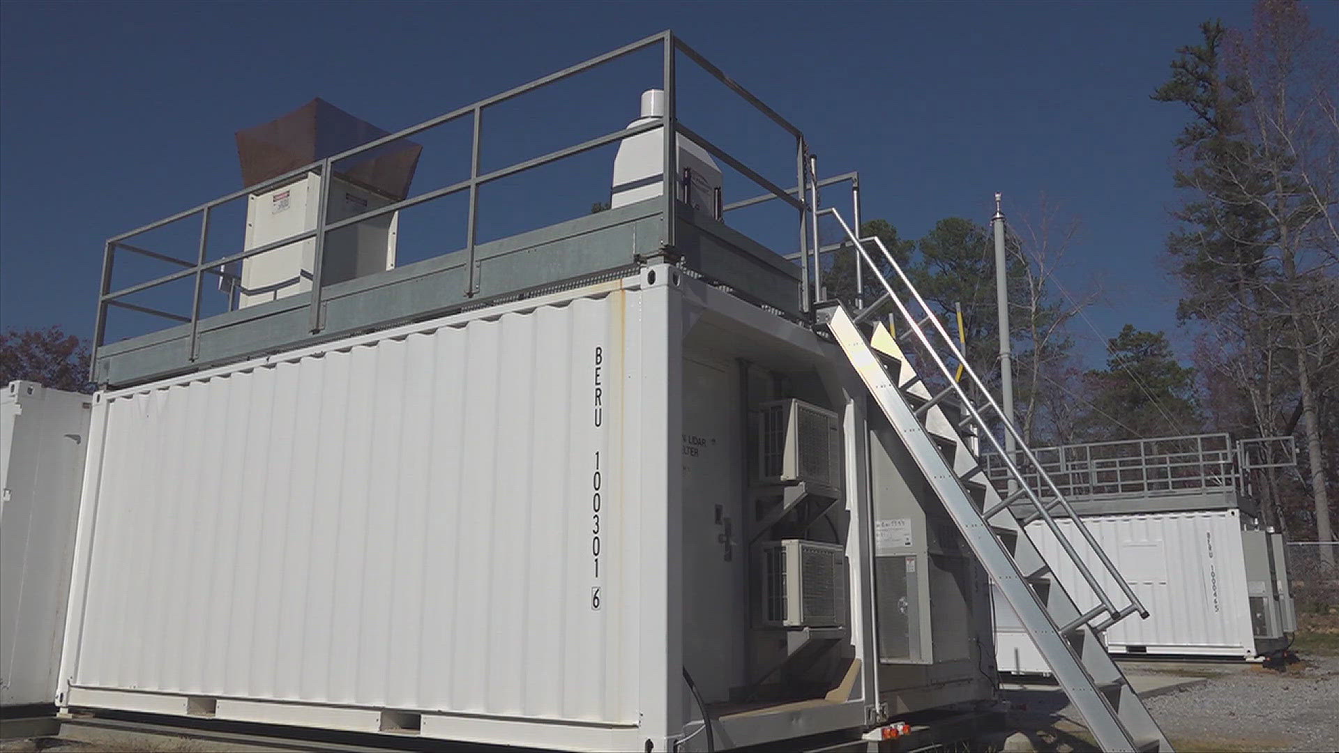 The data retrieved at the facility will be used to better understand how the climate impacts severe weather across the Tennessee Valley.