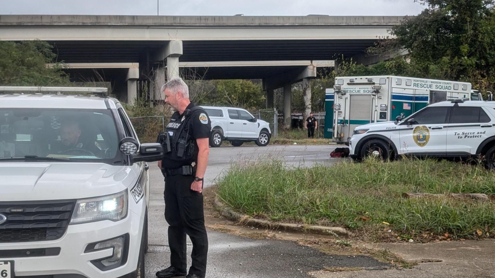 Police were investigating to determine what led to the death of someone whose remains were discovered near Stokes Street in Huntsville on Tuesday.