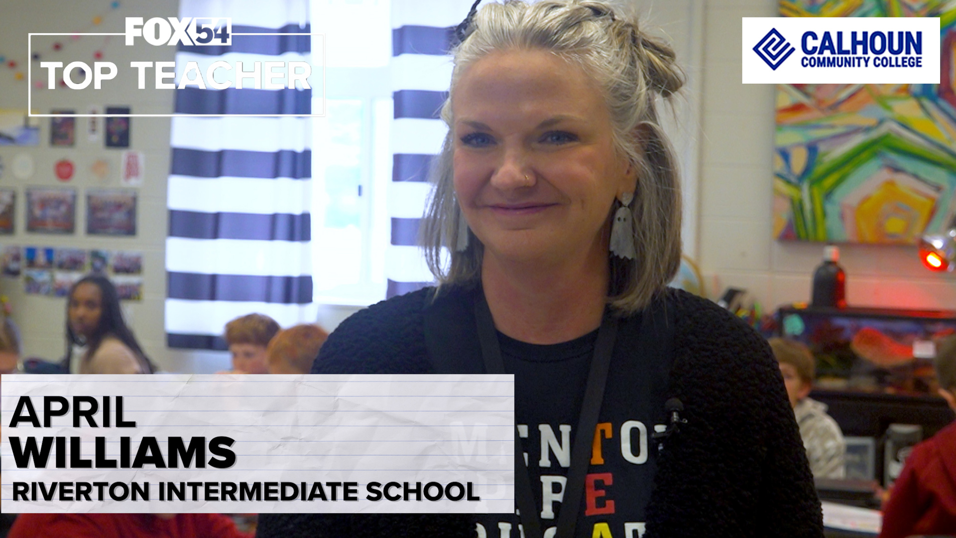 FOX54 Top Teacher: April Williams from Riverton Intermediate School ...