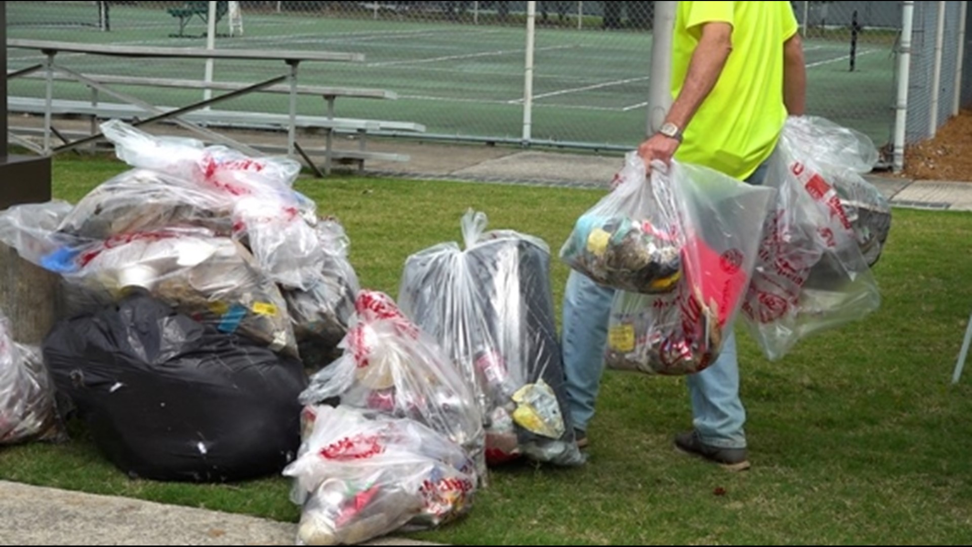 City of Guntersville teamed up with Marshall Co Pals along with multiple other organizations to clean the lake's shoreline ahead of 'HydroFest.'