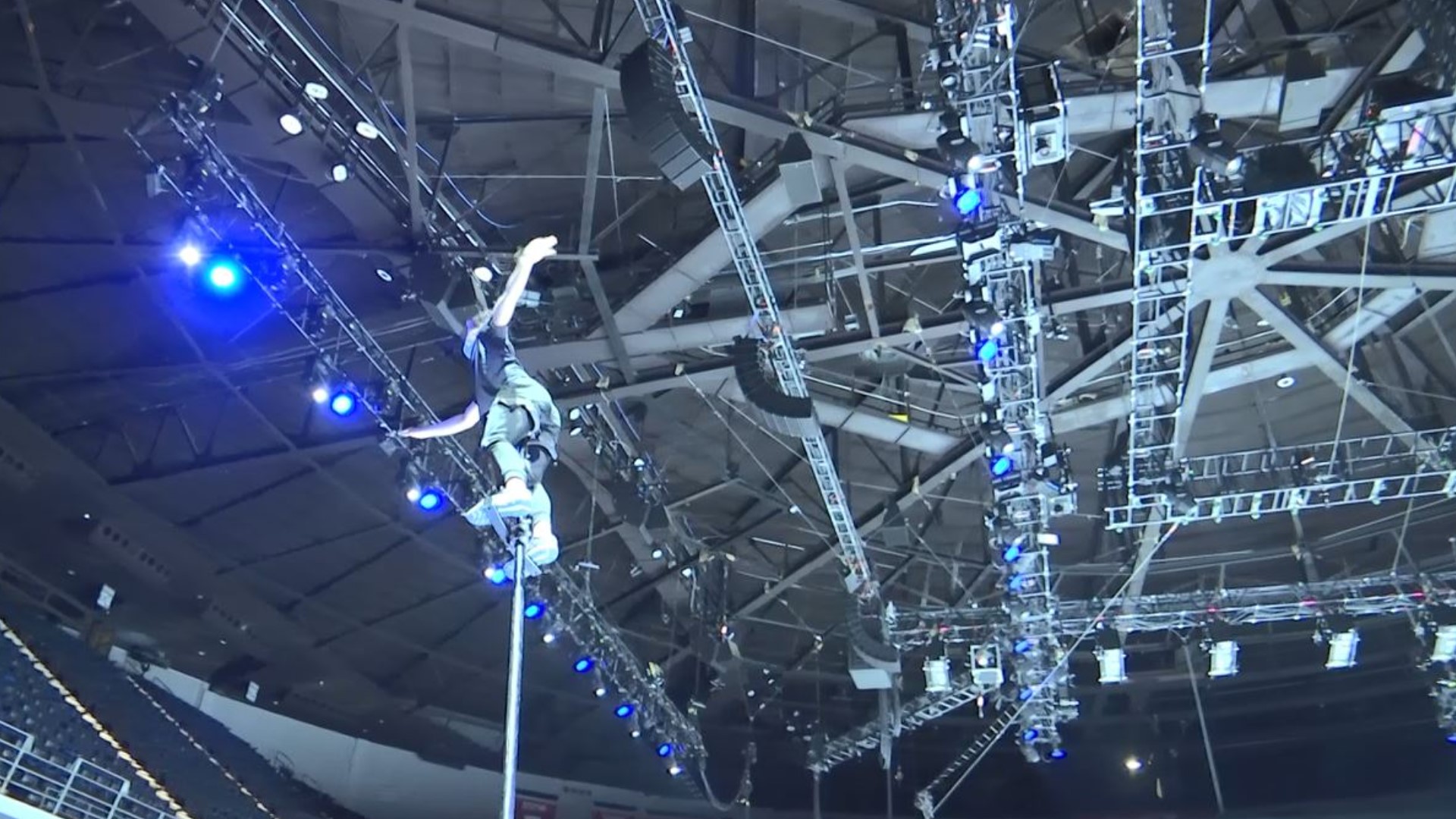 What's a sway pole? Find out as we take a look behind the curtain at Disney on Ice.